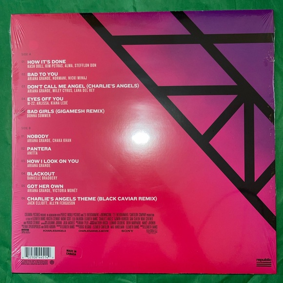 Charlie’s Angels - Motion Picture Soundtrack 12” UO Purple Vinyl - Picture 6 of 7